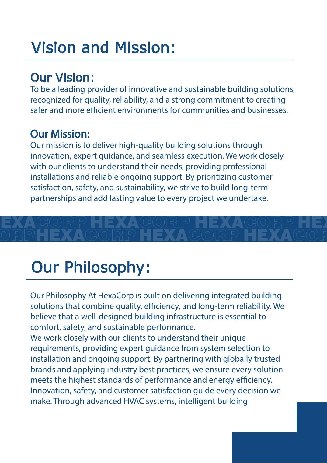 Company profile page 5