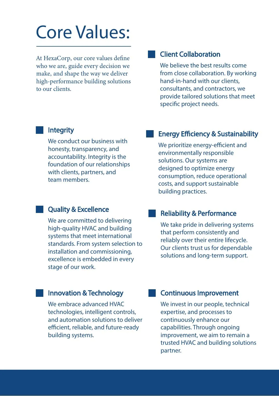 Company profile page 6